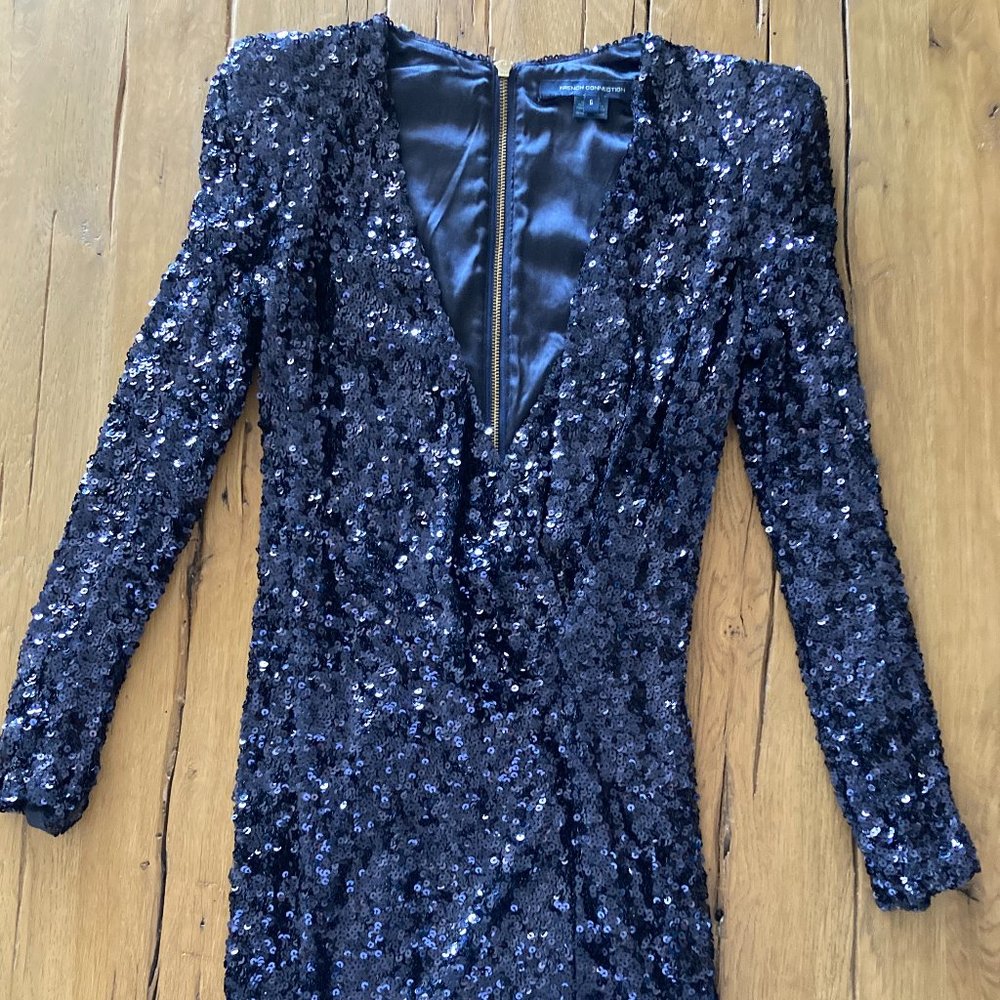 French Connection Sequin Samantha Dress - Picture 4 of 7